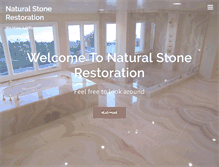 Tablet Screenshot of naturalstonerestoration.net